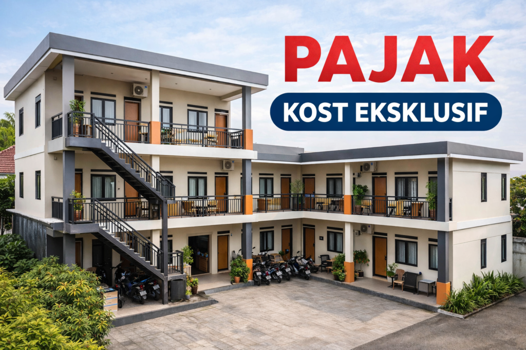 Kost eksklusif dengan parkir motor Pajak Kost-Kostan