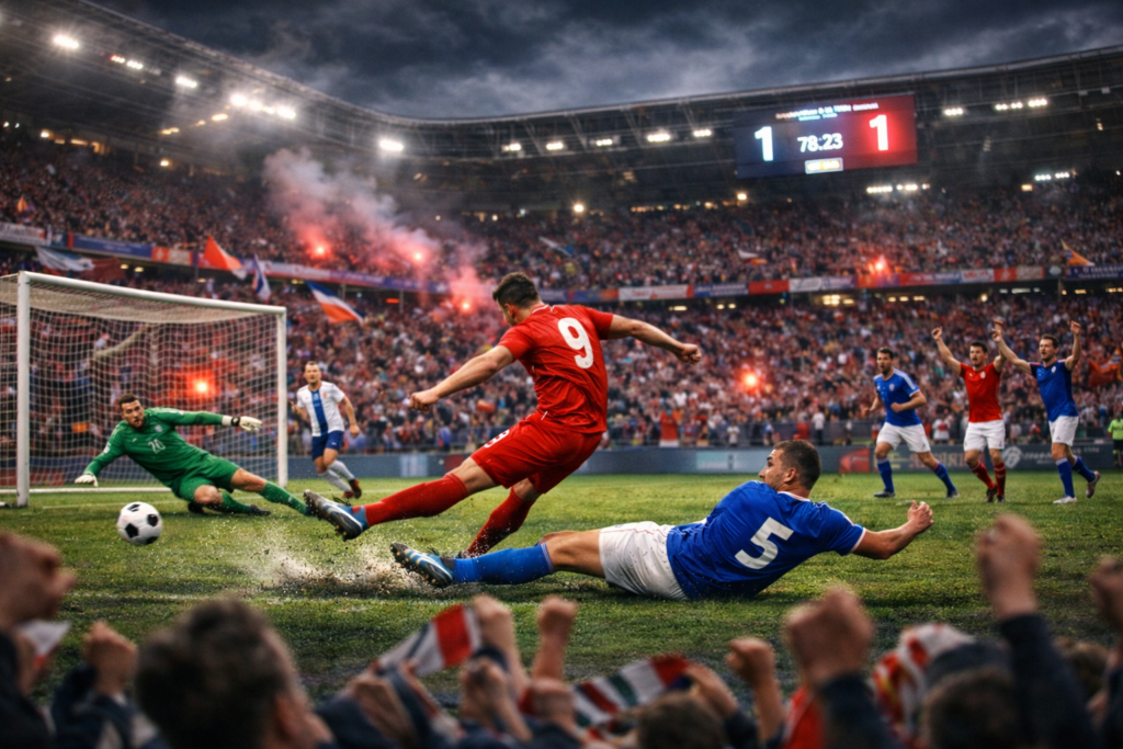 Last-minute soccer showdown in the 78th minute Pajak dan Klub Sepak Bola